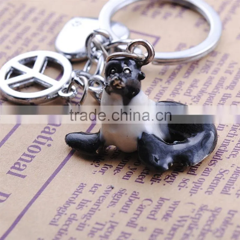 High-end simulation key chain new products seals keychain