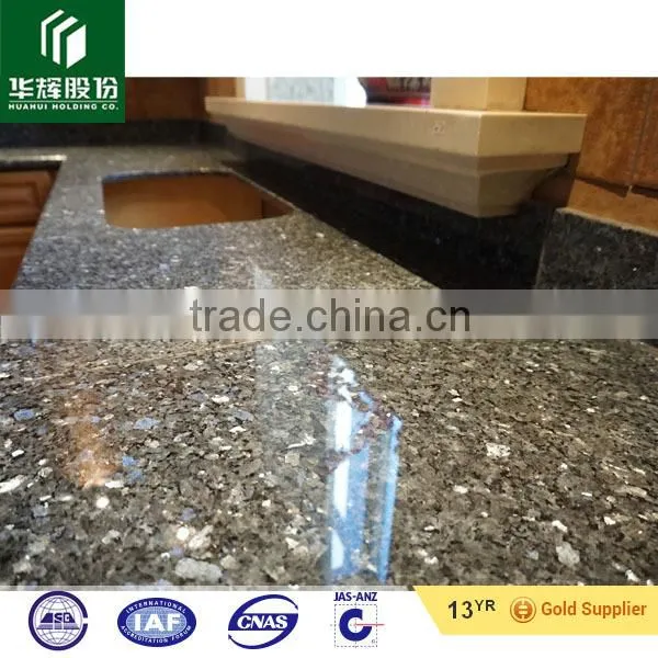 Black galaxy quartz countertop, quartz kitchen countertop