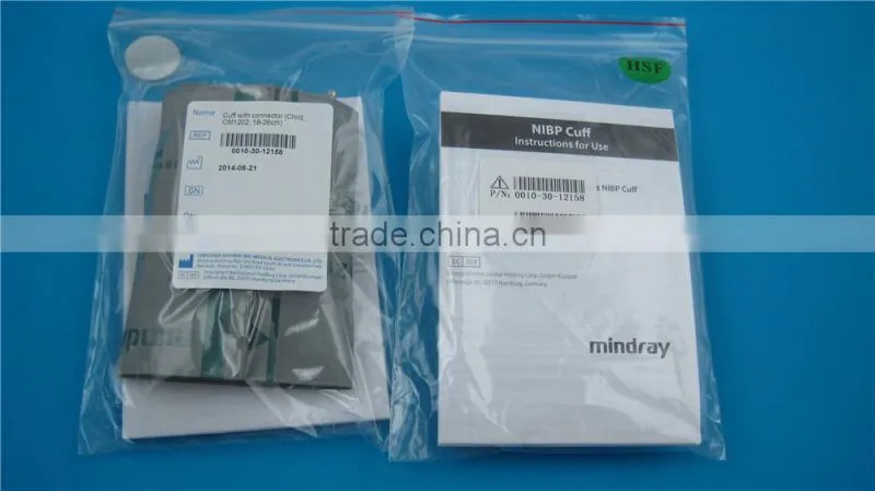 Used original Mindray Child blood pressure cuff 0010-30-12158