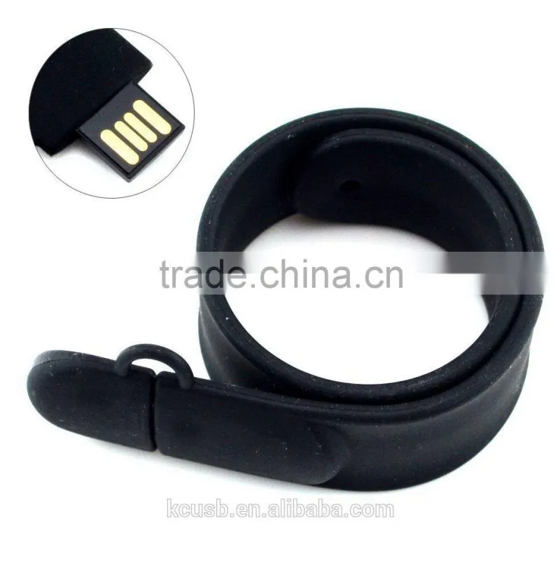 Shenzhen Novelty USB Gadget slap wristband usb flash drive 8gb usb pen drive
