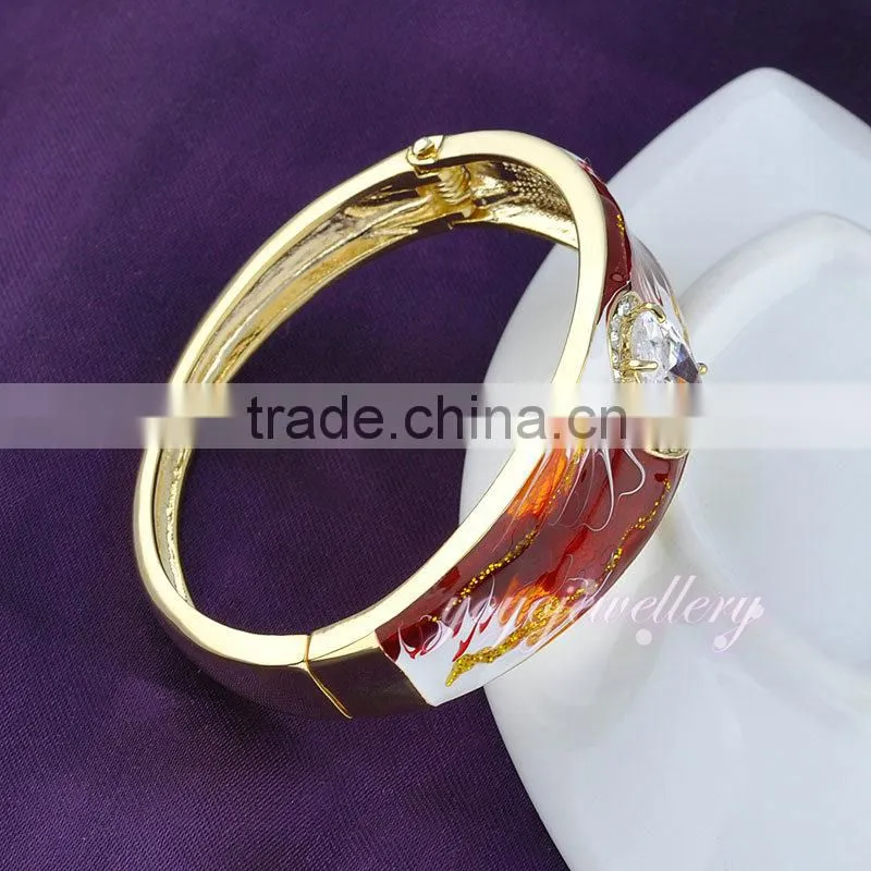 charms wholesale jewellery enamel gold latest design daily wear bangle