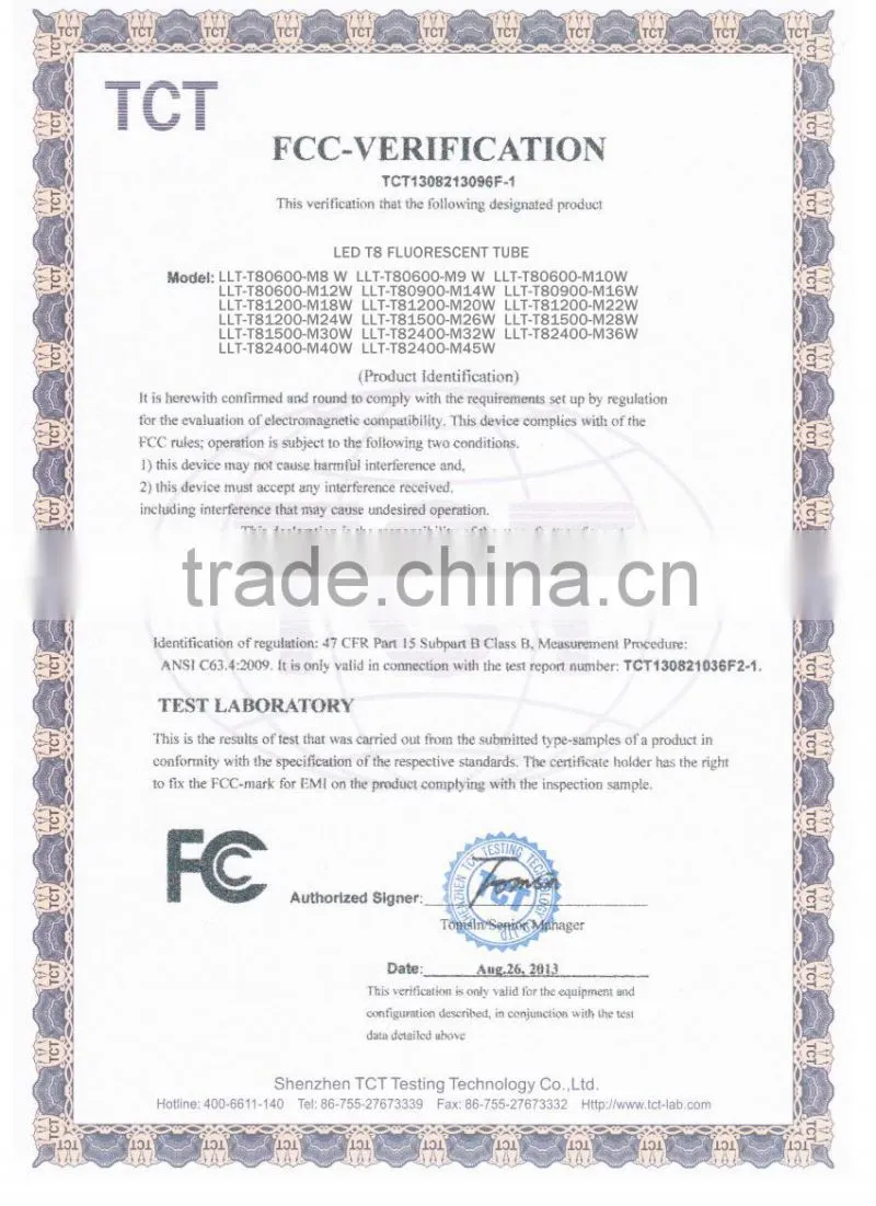 USA market 120V UL energy star integrated led tube T5 T8
