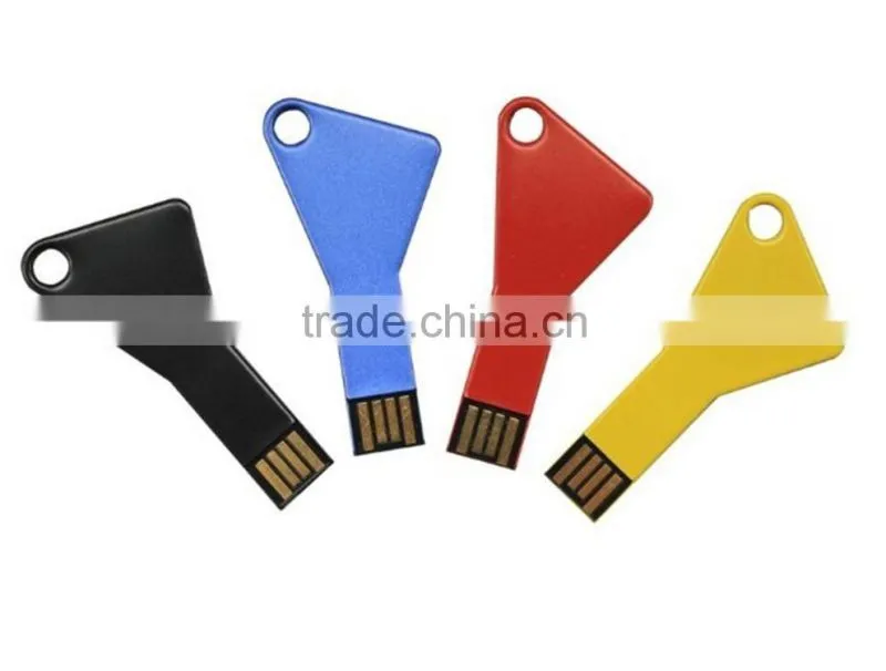 2gb-128gb most popular promotional gifts metal key usb flash drive with customized logo or color ,usb2.0