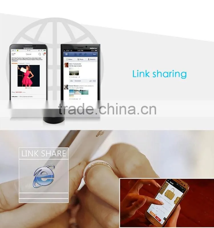 13.5MHZ smart nfc ring 7-12 different size for man and woman