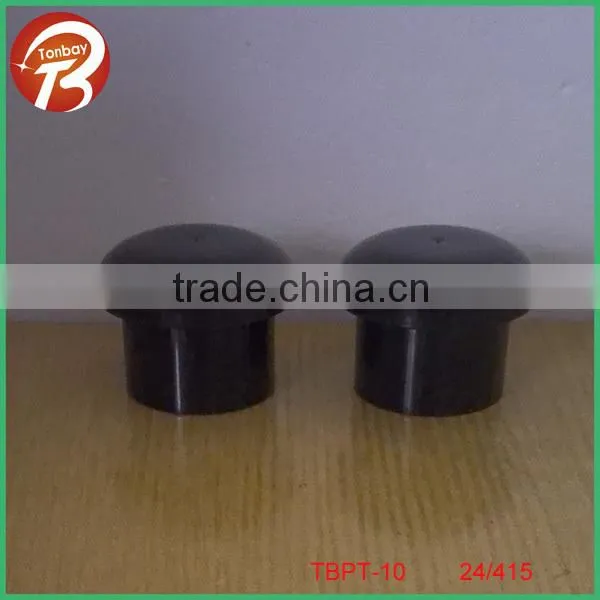 24/410 aluminum siver matte disc top cap 24mmpress cap with aluminum closureTBQQ-10