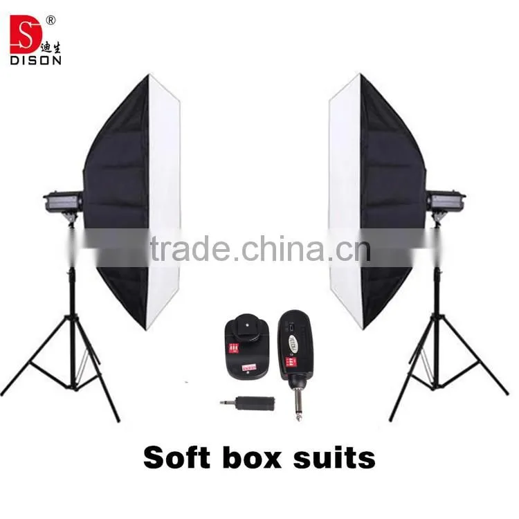 studio kit with 300W camera flash light, good choice wedding photography production