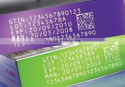 30W CO2 Laser Marking Printing Machine on nonmetals material