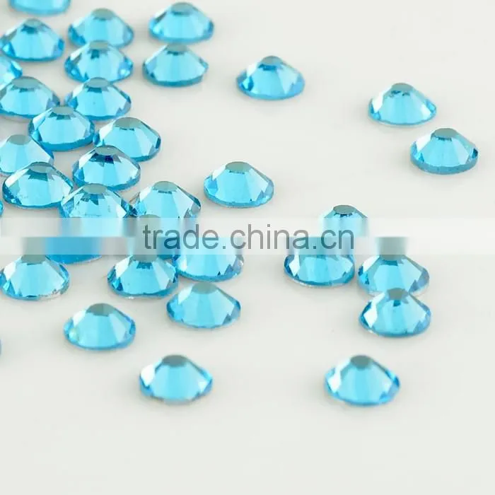 Factory direct sale rhinestone non hotfix, Non-Hot Fix flatback Rhinestones for nail art decoration