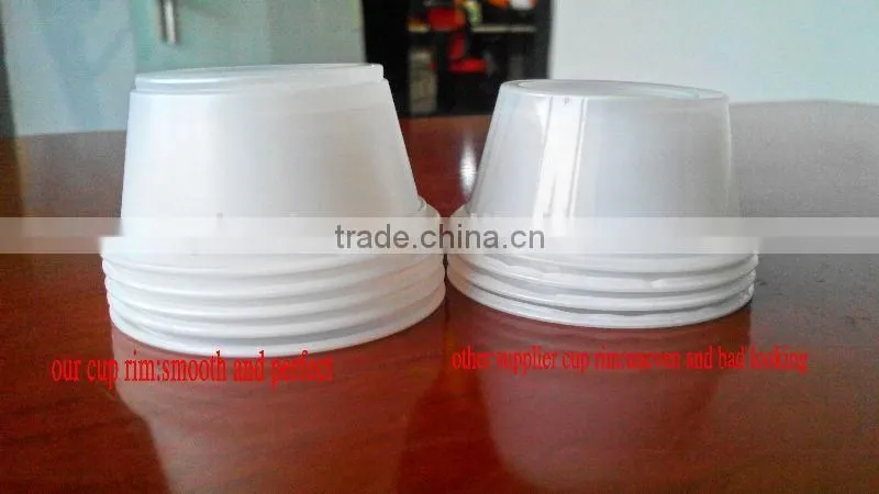 raw materials for disposable plastic cup / 650ml plastic cups with dome lid