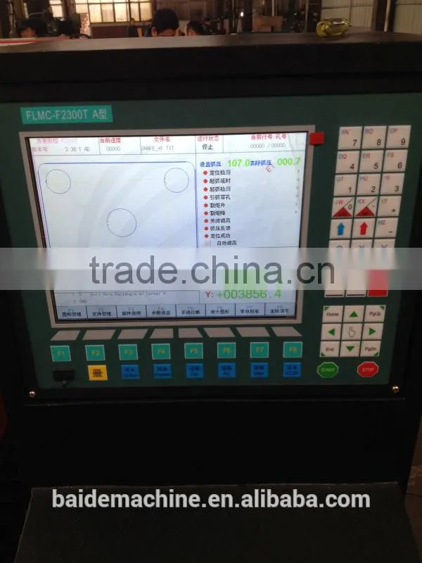 Plasma cutting machine to cut steel plate CNC plasma cutting machine with professinal automatic nesting software