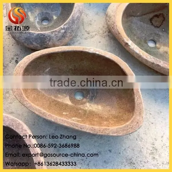 natural river stone sink