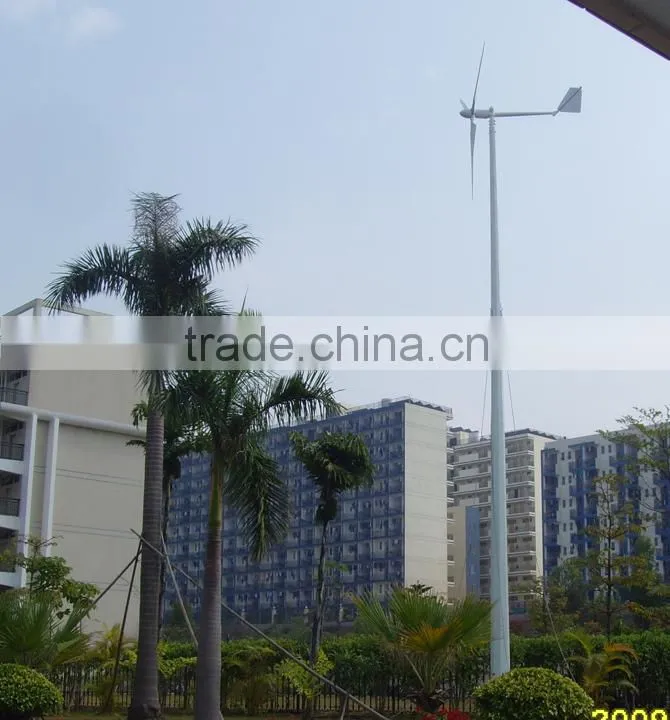 HENRYD! IEC/CE approved horizontal 2000w wind turbine generator 24V 48V Off grid system, easy installation, low rpm 350rpm