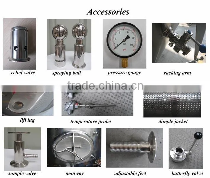 Stainless Steel Beer Wine Storage Tank