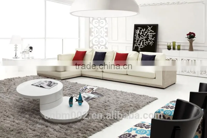 2014 New modern leather sofa set imported leather and China leather
