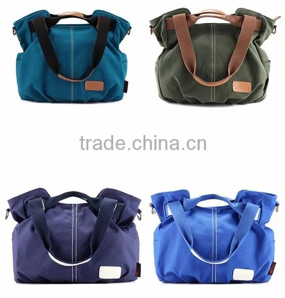 Fashion Design Leisure Western Style Canvas Women Vintage Handbag
