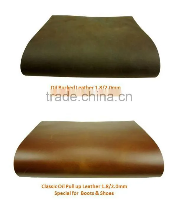 High Quality 1.2 1.4mm Waterproof Full Grain Leather