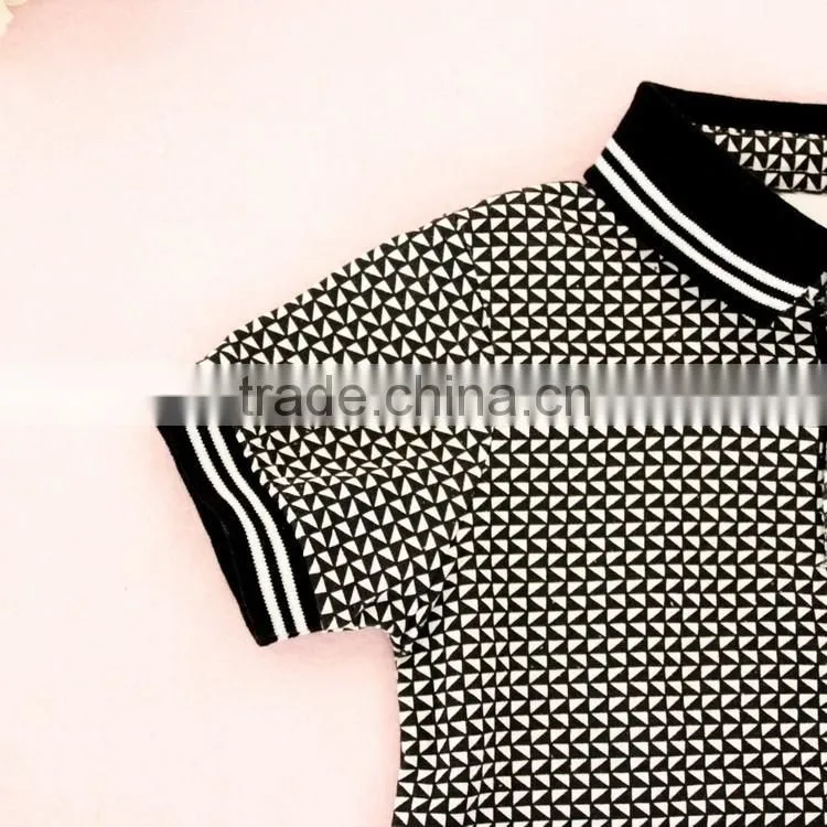 BSCI passed factory Top Quality Popular Design Custom Printing Logo Baby Polo Neck T Shirt