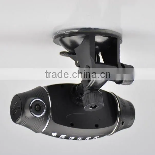 2.7" Dual camera lens H.264 HDMI full HD 1080P DVR car recorder with GPS,G-sensor SC310