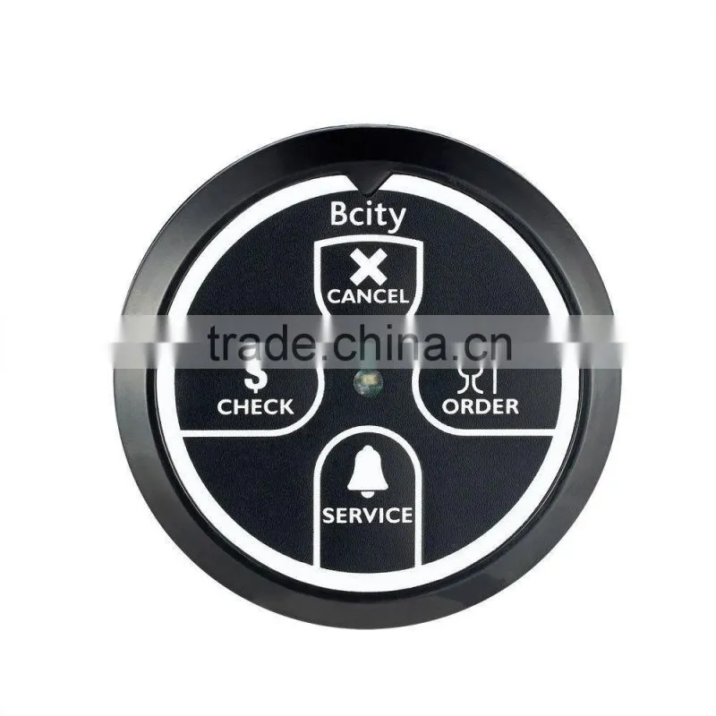 Classical design 300M call range watch pager and call button restaurant waiter calling system