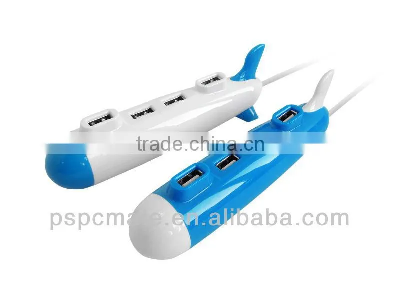 Portable to Carry Flower USB Hub with 4 Ports