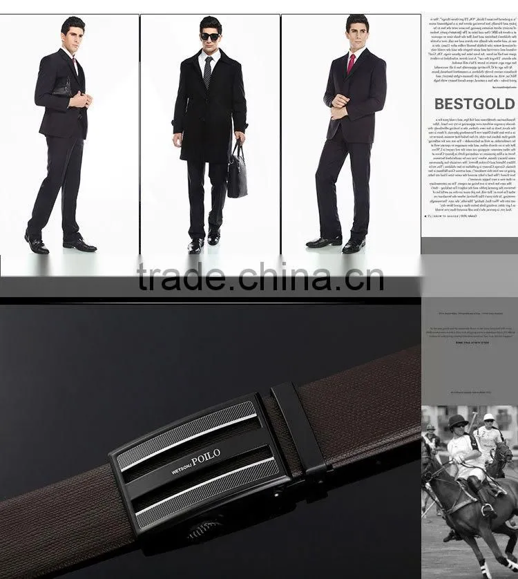 Men casual real leather belt needlepoint belts from our own manufacturer