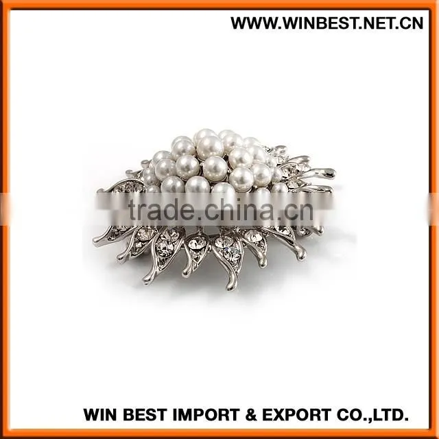 2015 Hot selling bulk brooch, large rhinestone brooch,rhinestone brooch for wedding dress