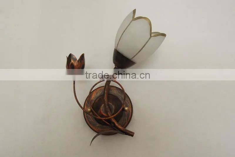 decorative lighted flower indoor wall lamp without bulb