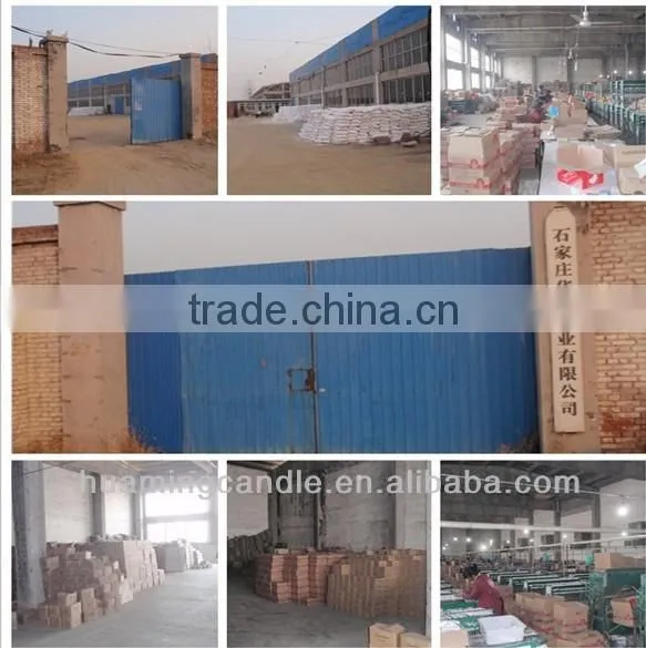factory price pure white fluted stick candles supplier