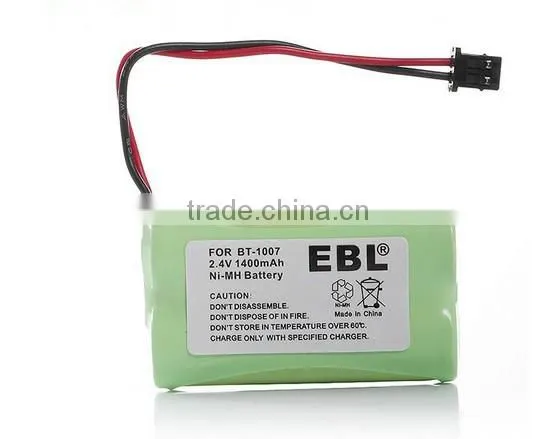 AA*2 2.4V 1400MAH NI-MH cordless phone rechargeable battery FOR BT-1007