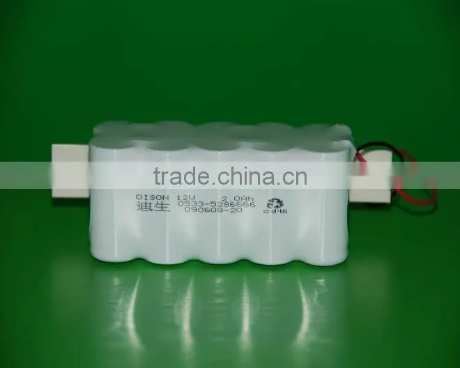 SC 2000mAh 12v electric cleaner NI-CD rechargeable battery pack