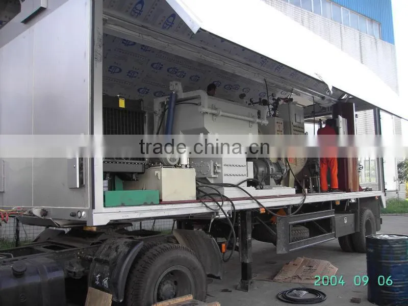 mobile type of hospital waste treatment