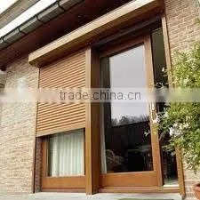 Automatic rolling shutter window, aluminum rolling shutter windows