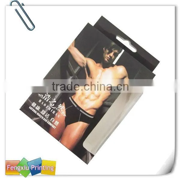 Custom Design Printed Men Underwear Packaging Boxes