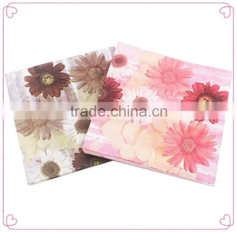 white dinner paper napkin/Promotional Logo Printed Napkin Paper