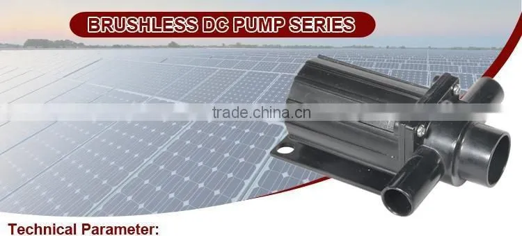 DC solar water pump 12v/24v (CE, UL, ROHS, VDE, FC, CCC low power consumption, safe and low noise)