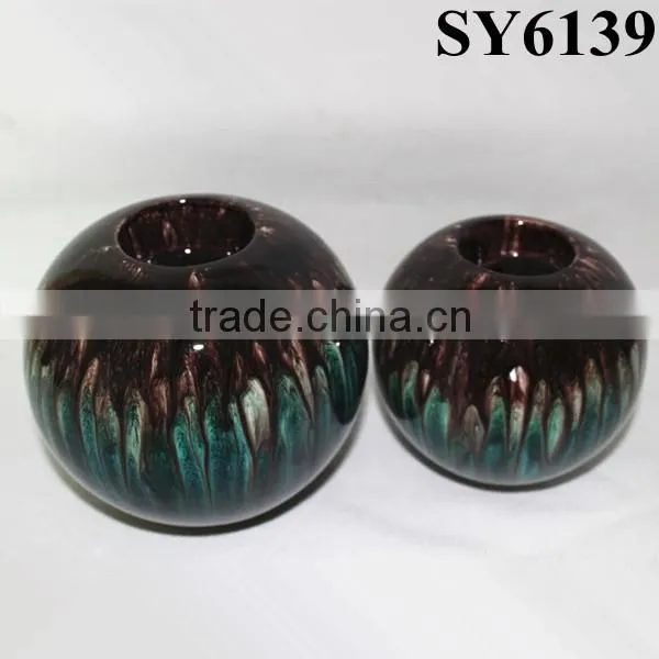Small cheap ceramic candle holder wholesale