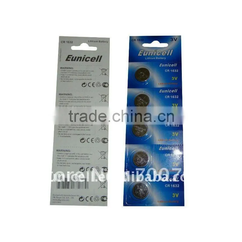 CR1632 CR1620 coin with pins/solder tabs Data acquisition system battery