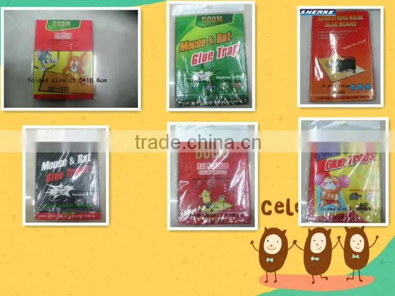 2012 Hot Sale strong adhesive cardboard mouse glue traps