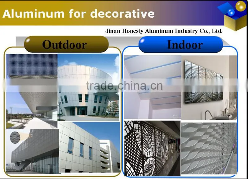 5052 5083 embossed Aluminum Plate for decorative metal