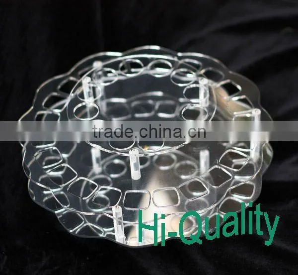 Fashion Clear Acrylic Lipstick Display Rotating Stand