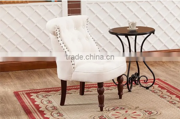 Luxury fabric fashionable comfortable sofa chair Y464