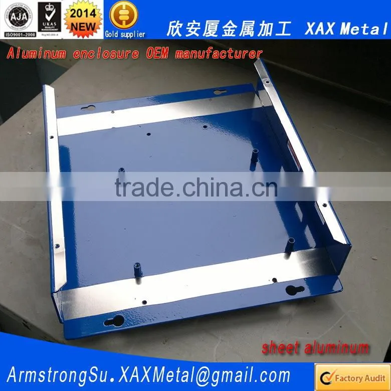 XAX42Alu OEM ODM customized laser cut bend weld sheet aluminum wireless communication box