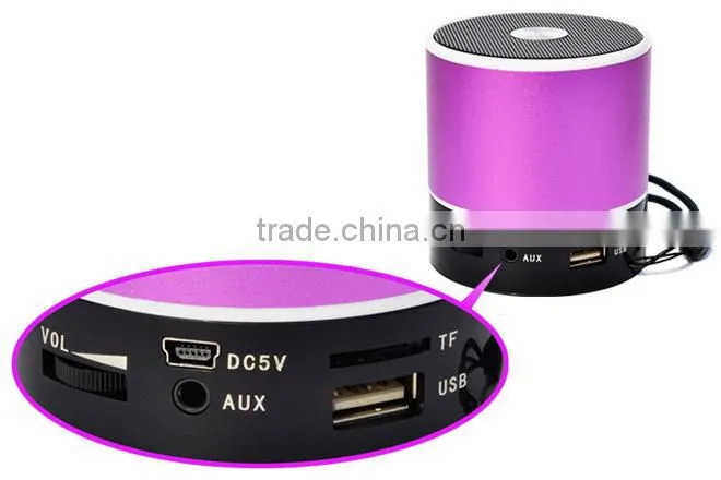 Robot-028u Portable vibration seaker,Aluminum alloy speaker support TF card, FM radio,Powerful Sound,card speaker