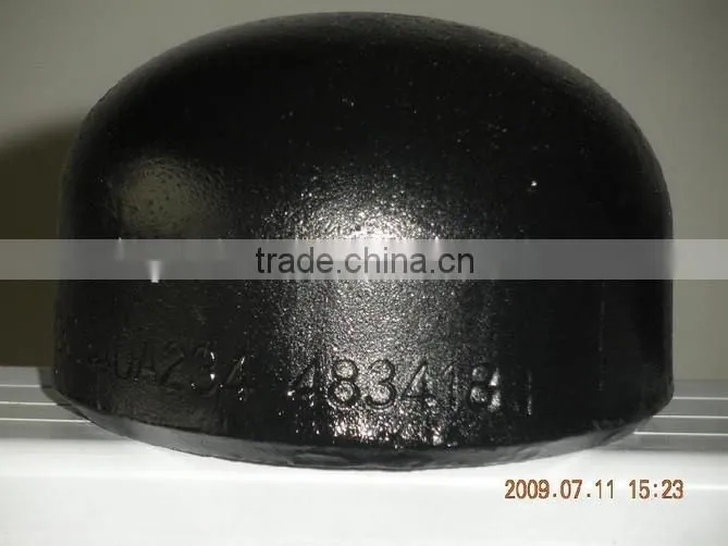 cap butt carbon steel pipe fittings weight