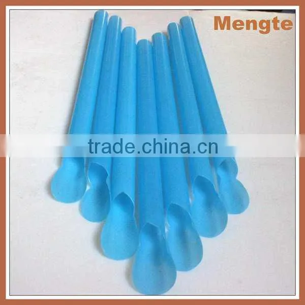 fancy pp disposable plastic spoon drinking straw