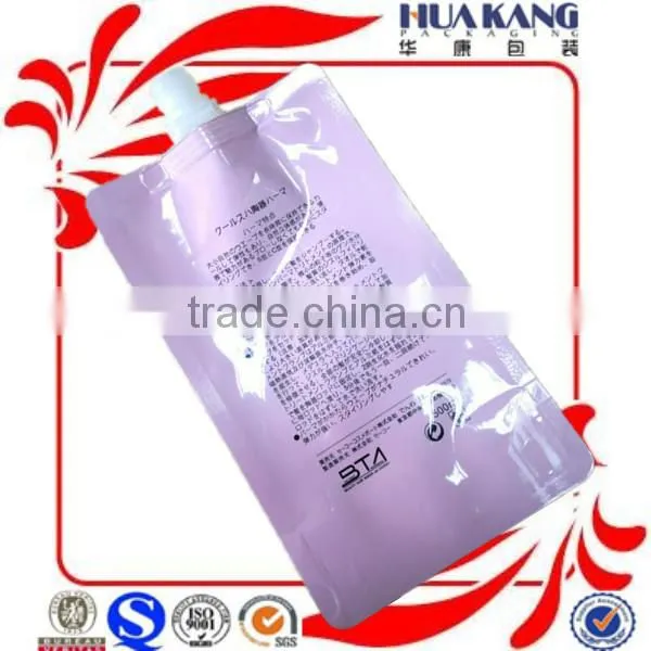 spout pouch bag standing punching bag plastic bag for liquid