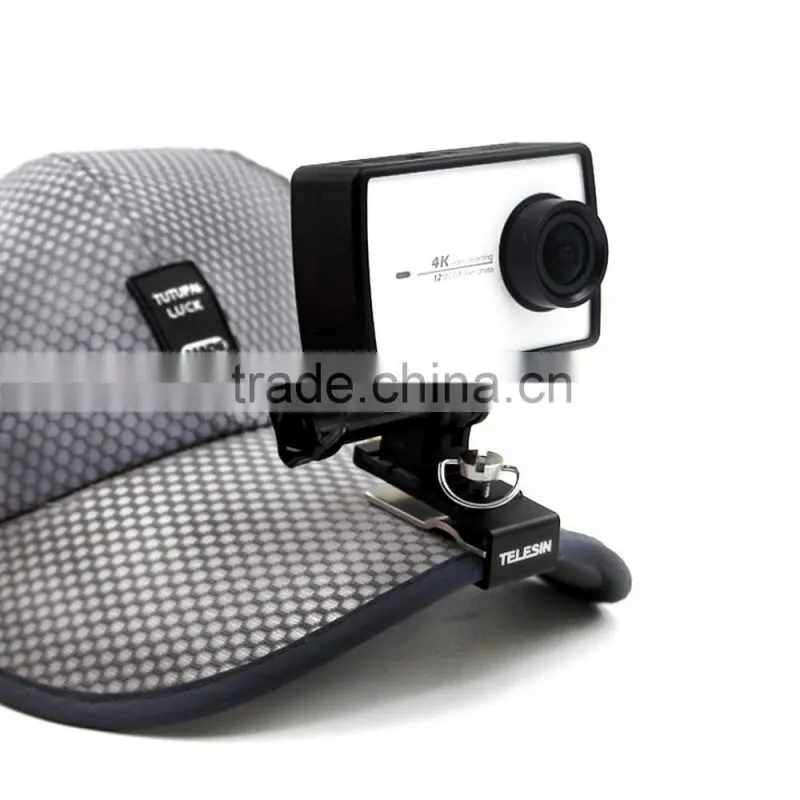 Multiple funtional Aluminum Alloy Hat clip mount for Xiaomi Yi 4K, Backpack clip mount for Xiaoyi