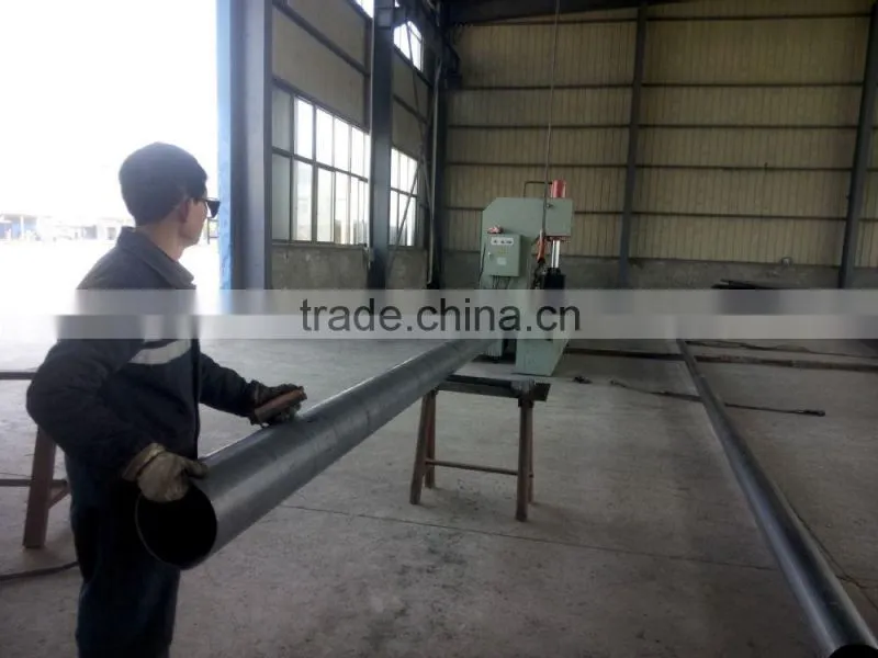 8m galvanized steel street lighting poles