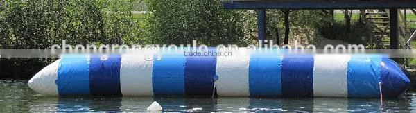 commercial inflatable water blob, water catapult blob jump water game