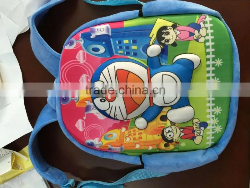 Hot selling new design plush backpack for promotion plush stuffed toy dog bag